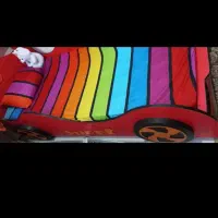 تخت ماشینی همراه با تشک|تخت و سرویس خواب|رشت, معلولین|دیوار