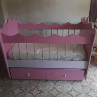 تخت کودک همراه تشک|تخت و صندلی بچه|رشت, پاره بیجار|دیوار