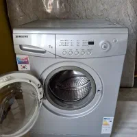 ماشین لباسشویی سامسونگ ۷کیلویی نقره‌ای باضمانت|ماشین لباسشویی و خشک‌کن لباس|چهاردانگه (تهران), |دیوار