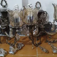 لوستر دیوار کوب برنز