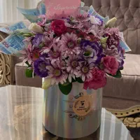 سبد گل تازه (بدون پولاش )