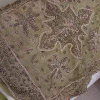 سه عدد روی کوسن دست دوزی پشت زیپ دار