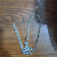 زنجیر و پلاک نقره عیار بالا