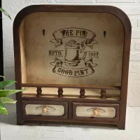 کافی بار و‌ کشو های مینی چوبی