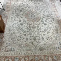 فرش ۹ متری خاطره کاشان گل برجسته ۱۲۰۰ شانه