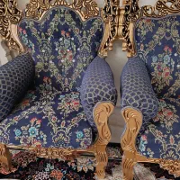 مبل هفت نفره درحدنو بدون کوچکترین پارگی چوب گردو|مبلمان خانگی و میز عسلی|هشتگرد, شهرک ولیعصر (مصلی)|دیوار