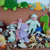 عروسک‌های سالم و بدون ایراد جمعا ۲۳ تکه یکجا