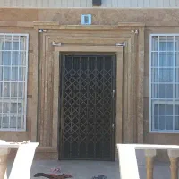 آکوردونی حفاظ نرده درب حیاطی|مصالح و تجهیزات ساختمان|پرند, فاز ۶|دیوار