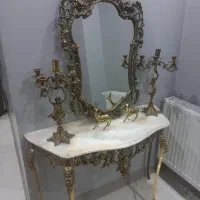 آینه شعمدان برنز  با کنسول