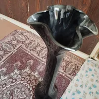 گلدان شیشه ای ارتفاع 80