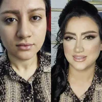 (میکاپ وشینیون فقط۱۲۰۰) ناخن خدمات و اموزش|خدمات آرایشگری و زیبایی|شیراز, کوشک میدان|دیوار