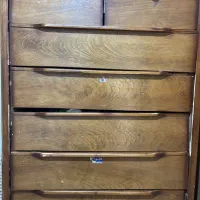 دراور قدیمی کلاً چوب ۵کشو بزرگ