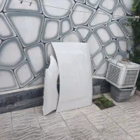 گلگیر ۲۰۶ سفید با کاپوت پراید وانت فابریک