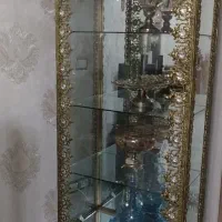 بوفه وساعت ایستاده .کامل برنزی