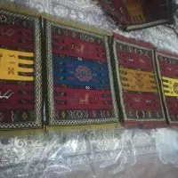 گلیم پادری دستبافت کرمانج.