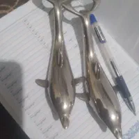 یک جفت دولفین ازجنس برنج