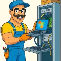 نصب ویندوز/تعمیر کامپیوتر لپتاپ/شبکه دوربین در محل