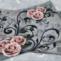 روبالشتی سه بعدی|رختخواب، بالش، پتو|رودهن, |دیوار