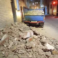 حمل نخاله مصالح ساختمانی تخریب با نیسان اتاق بزرگ