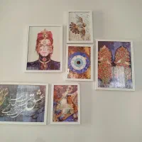 مجموعه ۵ تیکه تابلو دکوراتیو مدرن  خاص طرح تلفیقی