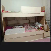 تخت خواب دو طبقه کودک و نوجوان / محکم،جادار درحدنو