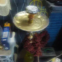 قلیان تنه مسی بلند وکلگسیونی|کلکسیون اشیاء عتیقه|تهران, دهم فروردین|دیوار