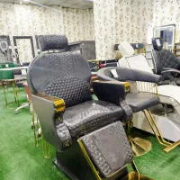 صندلی اصلاح اورانوس طلایی زرکالا|آرایشگاه و سالن‌های زیبایی|یاسوج, |دیوار