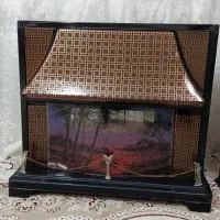 بخاری شومینه برند مهر آوران سالم و مرتب و تمیز