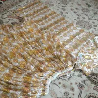 لباس محلی طلایی پولکی