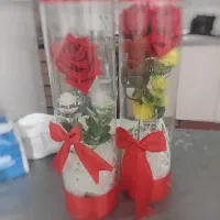 تعدادی باکس گل ودست گل ویک قفل دستگیره درب چوبی|صنایع دستی و سایر لوازم تزئینی|قم, چهل اختران|دیوار