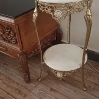 میز تلفن برنز کیفیت درجه ۱ کاملا نو وسالم