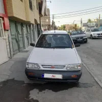 پراید مدل ۸۲ سفید یگانه شاسی پلمپ