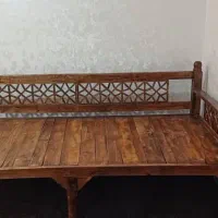 تخت سنتی چوبی زیبا کاملا نو