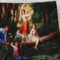 تابلو فرش ابریشمی