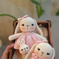 عروسک بافتنی مناسب سیسمونی و هدیه دادن|اسباببازی|تهران, امام حسین|دیوار