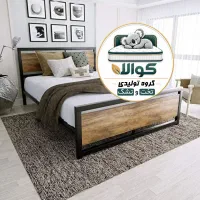 تخت خواب دو نفره آنتیک(تختخواب ۲دونفره) تشک تترون