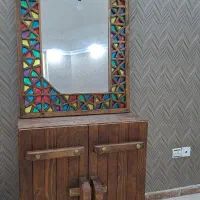 آینه و کنسول سنتی چوبی (خاص و کمیاب)