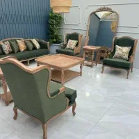 مبل خام استیل کلاسیک فرانسوی و وانیا|مبلمان خانگی و میز عسلی|قم, بیانی|دیوار