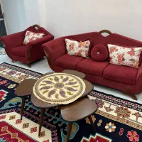 مبلمان 7نفره،جلو مبلی و 3میز عسلی|مبلمان خانگی و میز عسلی|چابهار, |دیوار