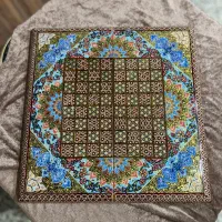 تخته نرد و شطرنج خاتم کاری با کیف و مهره نردخاتم|صنایع دستی و سایر لوازم تزئینی|اصفهان, نقش جهان|دیوار