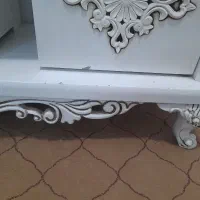 بوفه .میز تلوزیون در حد نو|بوفه، ویترین، کنسول|قم, قلعه کامکار|دیوار