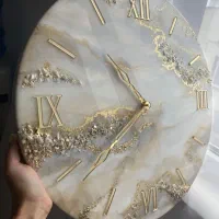 ساعت رزینی کار دست تولید بالا|ساعت دیواری و تزئینی|تهران, بازار|دیوار