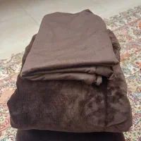 پارچه مخمل قهوه ای