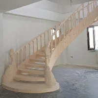 ساخت پله و نرده چوبی