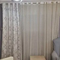 پرده ترک همراه آستر