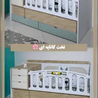 تخت کودک منته سوری|تخت و سرویس خواب|شیراز, سلطان آباد|دیوار