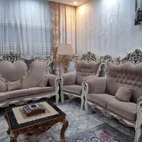 مبل سلطنتی ۷ نفره|مبلمان خانگی و میز عسلی|پرند, |دیوار