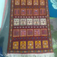 فرش دست بافت نخ ابریشم ترکمن|فرش|تهران, شهرک آپادانا|دیوار