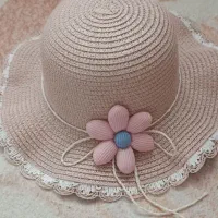 کلاه حصیری دخترانه نو