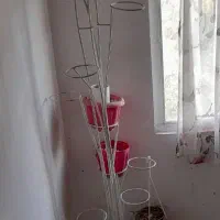 پایه گلدان اهنی ۱۰شاخه
